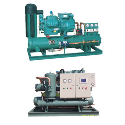 Water cooled marine compress-condensing unit