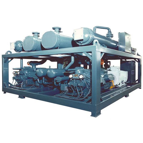 Marine water cooled compress-condensing unit